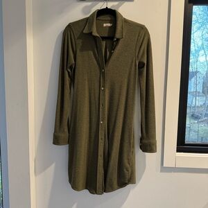 Faherty Legend™ Sweater Dress - Olive Green